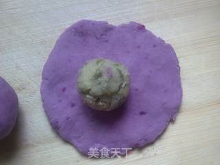 紫薯饼的做法步骤:5