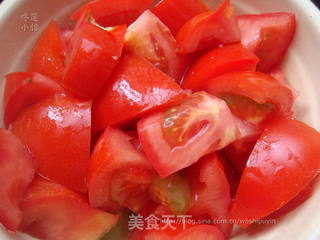 茄汁焖红烧豆腐的做法步骤:2