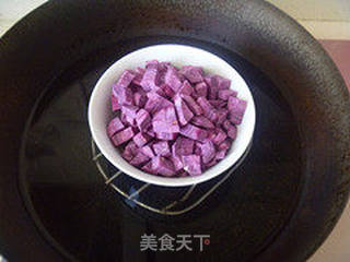 紫薯手擀面的做法步骤:2