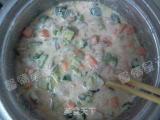 海鲜辣椒饼的做法步骤:7