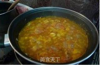 印式鹰嘴豆浓汤 Soupe de pois chiches indienne的做法步骤:8