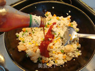 茄汁蛋包饭的做法步骤:13
