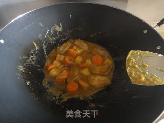 咖喱鸡翅意大利粉的做法步骤：3