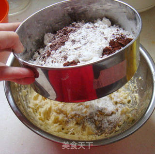 杏仁巧克力方块饼干的做法步骤:4