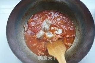 营养好美味——虾仁番茄空心面的做法步骤:5