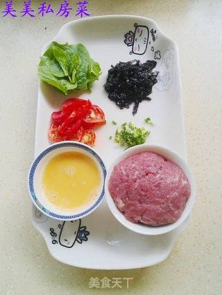 五彩馄饨的做法步骤:2