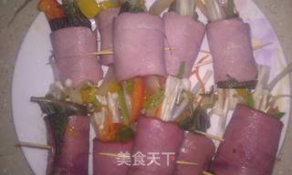 紫苏培根卷——紫苏系列1的做法步骤:11