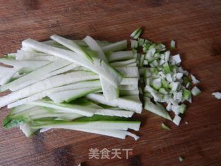 丝瓜鲜肉盒子饼的做法步骤:3