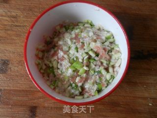 丝瓜鲜肉盒子饼的做法步骤:5