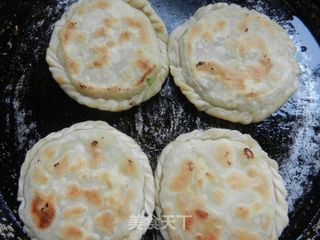 丝瓜鲜肉盒子饼的做法步骤:11