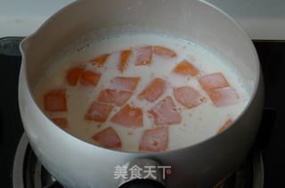 【木瓜椰奶西米羹】夏日里的美味饮品的做法步骤：10