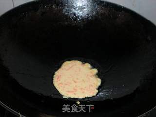 胡萝卜鸡蛋饼的做法步骤:9