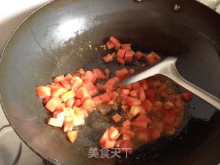 “大海边”黑蒜试用报告——番茄黑蒜焗意面的做法步骤:6