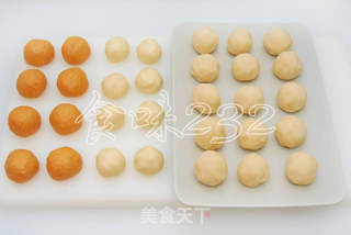 黄金芝士蛋黄酥的做法步骤:19