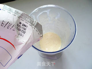 5分钟做出香滑细腻冰淇淋【酸奶柚子冰淇淋】的做法步骤:3