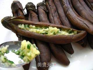 薄荷蒜香茄子-----夏日清凉小菜的做法步骤:7