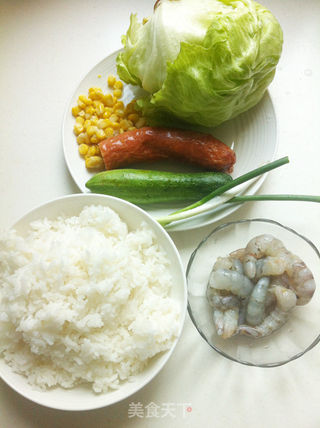 虾球生菜包的做法步骤：1