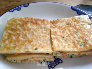 营养美味鸡蛋饼的做法步骤:6