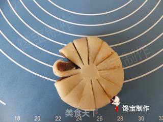 枣泥菊花酥的做法步骤:20