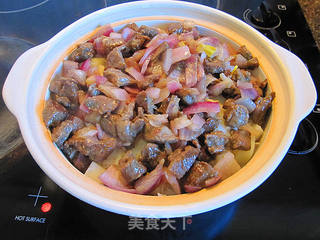 羊肉煲仔饭的做法步骤:11