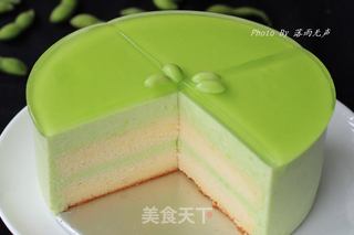 青蛙变王子——毛豆慕斯蛋糕的做法步骤:17