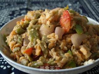 【豆角蒸饭】---夏日的味道的做法步骤:12