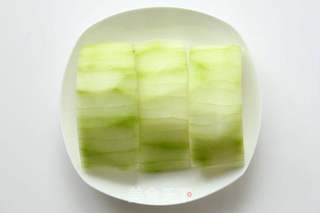 【仿红烧肉】素冬瓜的做法步骤:3