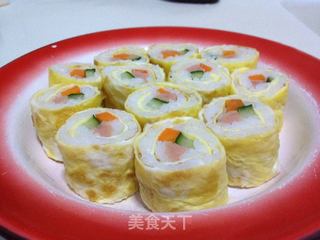 蛋卷寿司的做法步骤:7
