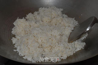 菠萝炒饭的做法步骤:8