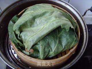 缕缕清香---荷叶粉蒸排骨的做法步骤:8