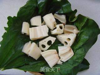 缕缕清香---荷叶粉蒸排骨的做法步骤:6