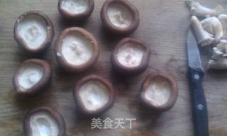 鸟卵酿香菇——健康蒸菜系列的做法步骤：3