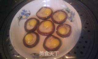 鸟卵酿香菇——健康蒸菜系列的做法步骤：8