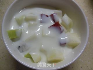 酸奶黑蒜沙拉——【神奇的黑蒜试用报告2】的做法步骤:6