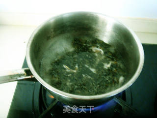 雪菜黄鱼羹的做法步骤:12