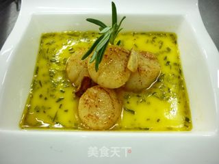 迷迭香乳蛋鲜贝的做法步骤：8