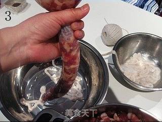自制腊肠&腊肠蒸百页的做法步骤:3