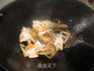 水瓜煮螃蟹的做法步骤:4