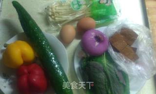 双紫争艳蛋皮饭卷——紫苏系列3的做法步骤:2