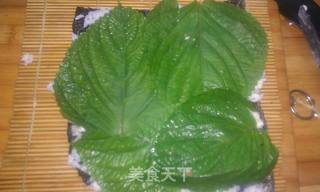 双紫争艳蛋皮饭卷——紫苏系列3的做法步骤:10