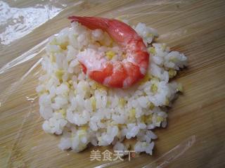 虾仁饭团的做法步骤:9