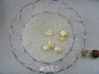 荷叶莲子粥的做法步骤:2