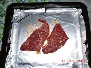 香烤牛肉片的做法步骤：2