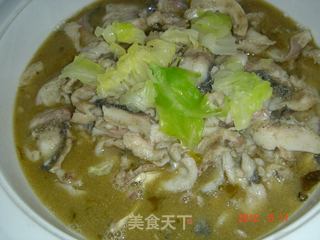 酸菜雪片鱼的做法步骤：7
