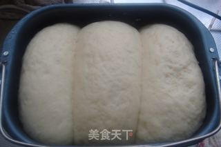 再战面包机【纯奶吐司】的做法步骤：10