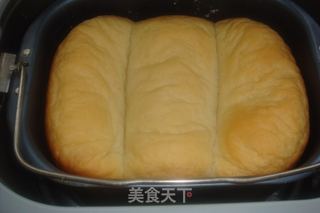 再战面包机【纯奶吐司】的做法步骤：12