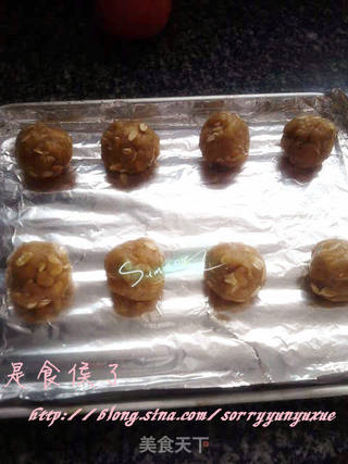 红糖燕麦饼干的做法步骤:6