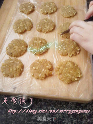 红糖燕麦饼干的做法步骤:8