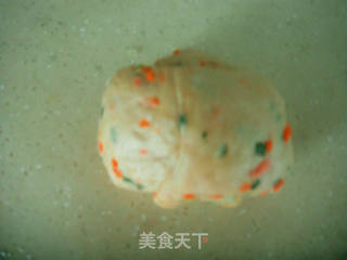 胡萝卜葱油饼的做法步骤:6
