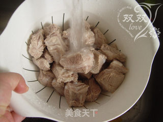 初秋贴膘吃肉滋味要清新——蜜桃排骨的做法步骤:9